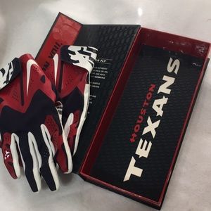 Houston Texans Nike vapor fly gloves NIB